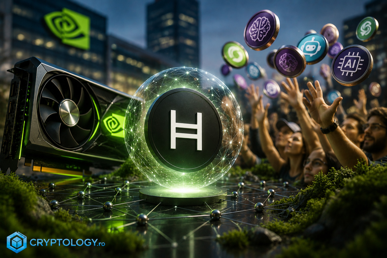 Pariul tăcut al Nvidia pe Hedera și febra retailului pentru tokenii AI